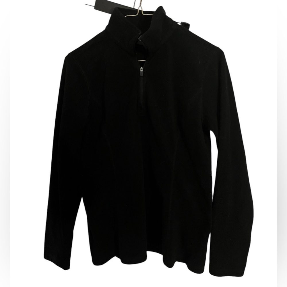 Eddie Bauer Black Half Zip Jacket Small